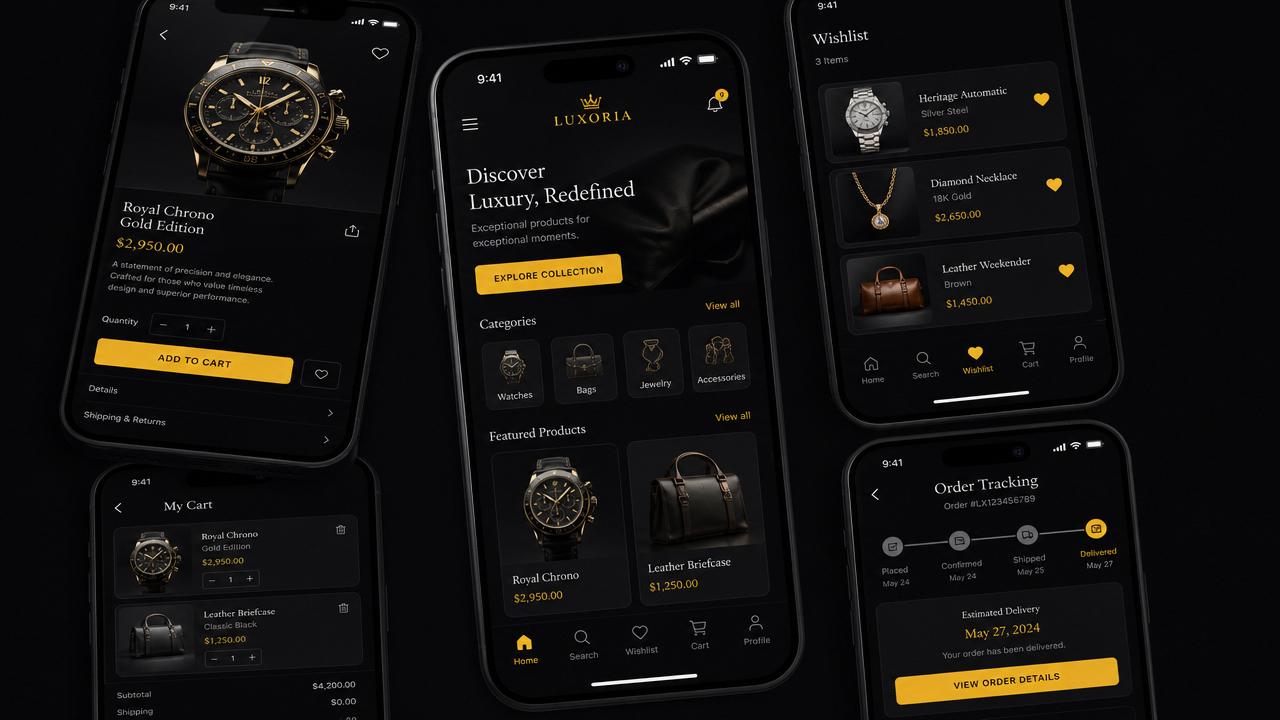 Luxe Market — E-commerce